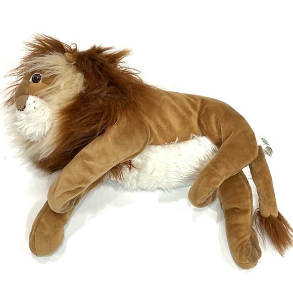 Lion Plush Disney Parks Realistic Worldwide Conservation Fund Toy Animal 18" - Picture 1 of 11